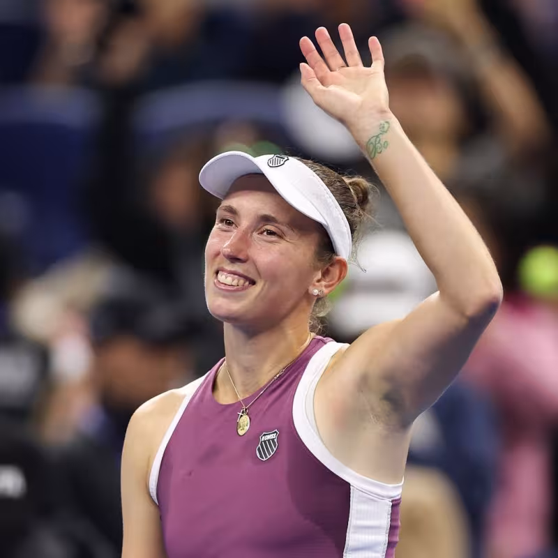 Elise Mertens reivindica su carrera tras meterse en semifinales del WTA Pekín: "Llevo haciendo esto durante muchos años". Fuente: Getty