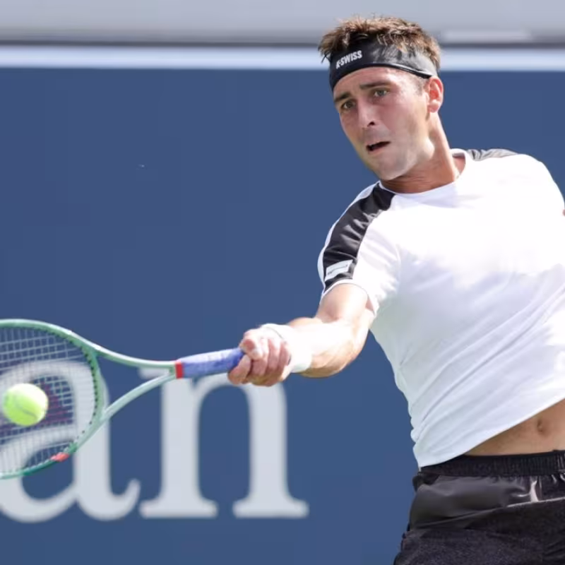 Etcheverry and the madness of dedicating himself to tennis: "I went into debt." Photo: Getty Images