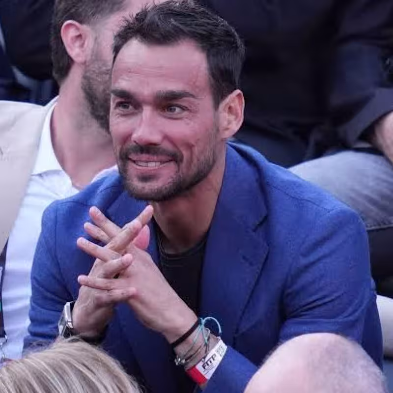 Fabio Fognini points out the only player capable of approaching Sinner and Alcaraz: "He has a lot of room for improvement." Source: Getty