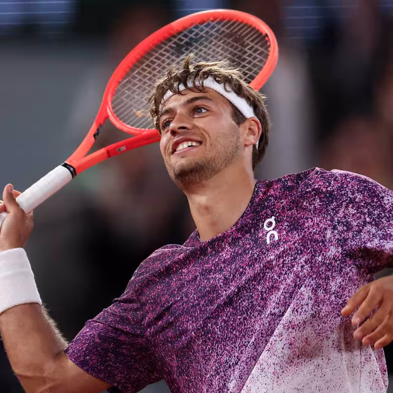 Flavio Cobolli, favorite in Lyon. Photo: gettyimages