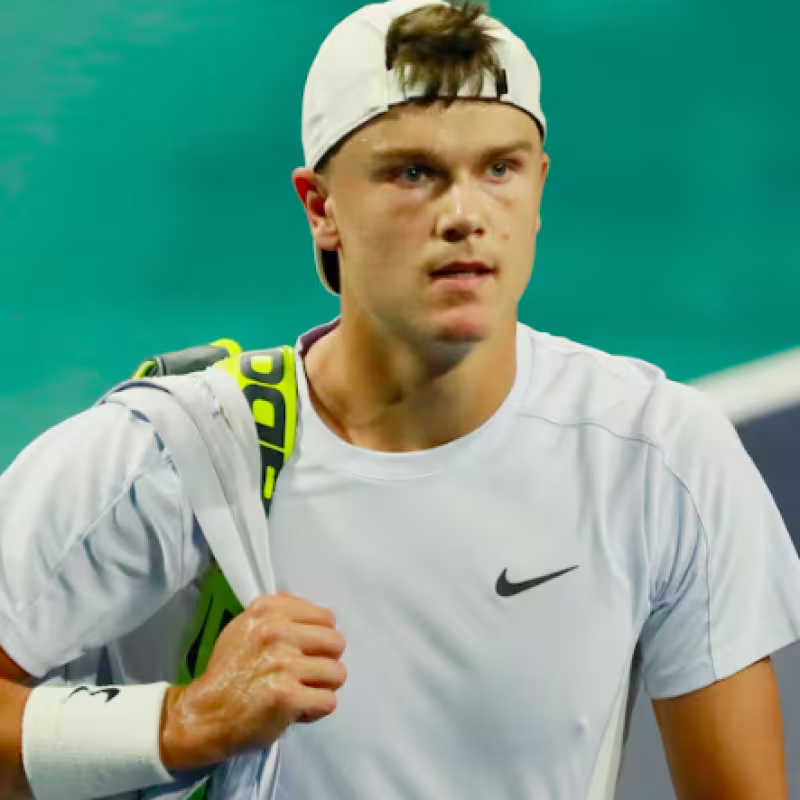 Holger Rune subit une défaite lors de son retour sur le circuit ATP. Source : Getty