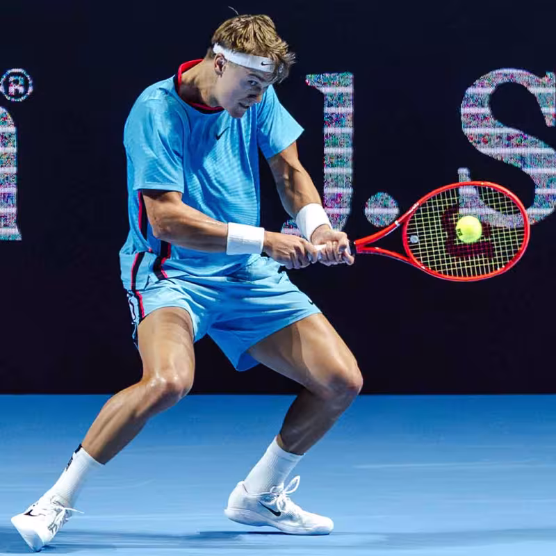 Holger Rune vuelve a disfrutar del tenis en Basilea. Foto: gettyimages