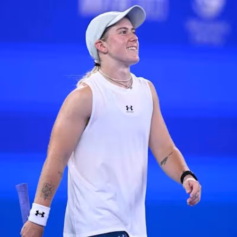 Kartal makes history for Great Britain after reaching the WTA 1000 final in Wuhan. Photo: Getty Images