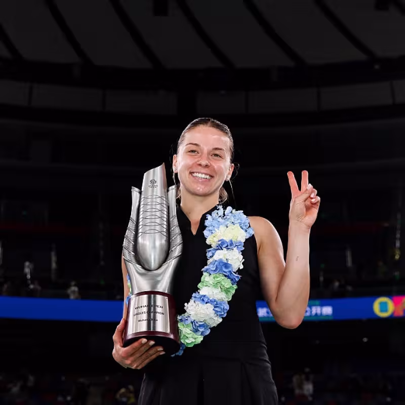 Ce que personne n'a vu après le succès de Chwalinska : "C'était très difficile pour moi". Source : WTA.