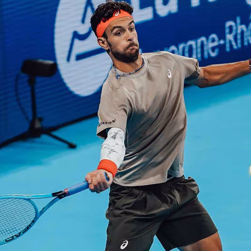 Lorenzo Musetti, problema con l'antidoping a Lione. Foto: gettyimages