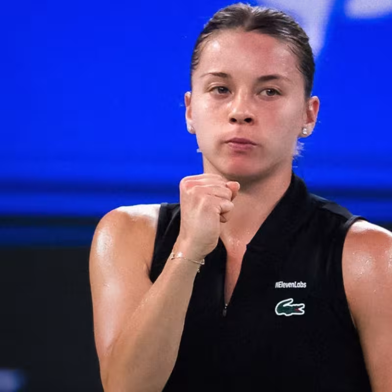 Maja Chwalinska vuelve a ser noticia al conquistar en Wuhan su primer título profesional. Fuente: Getty