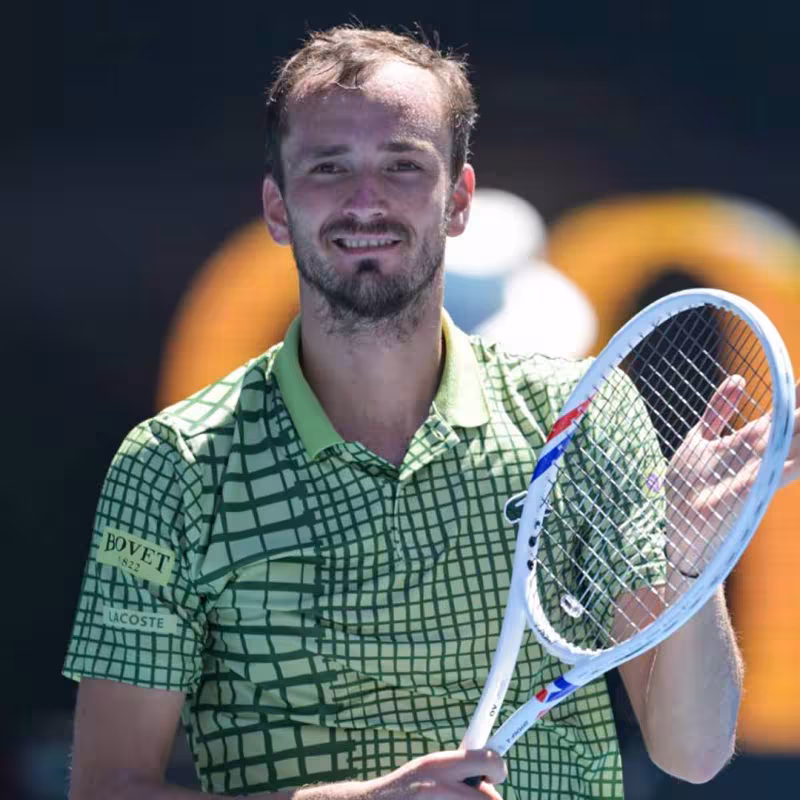 Medvedev se moja en el debate de los Grand Slams a cinco sets. Fuente: Getty Images.