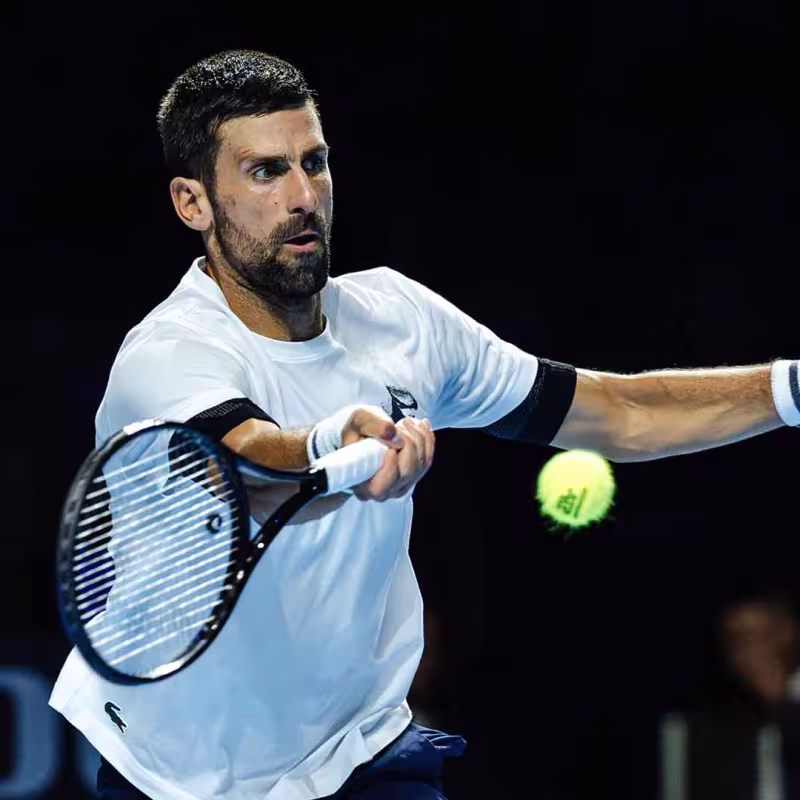 Novak Djokovic, what time does he debut in Basel? Photo: gettyimages