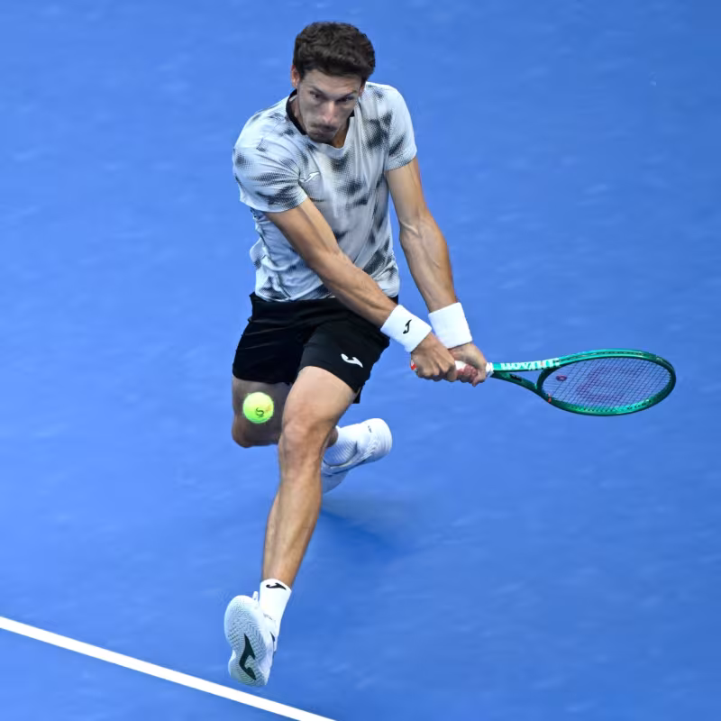 Pablo Carreño salva una jornada aciaga para el tenis español en Shanghái. Fuente: Getty Images.