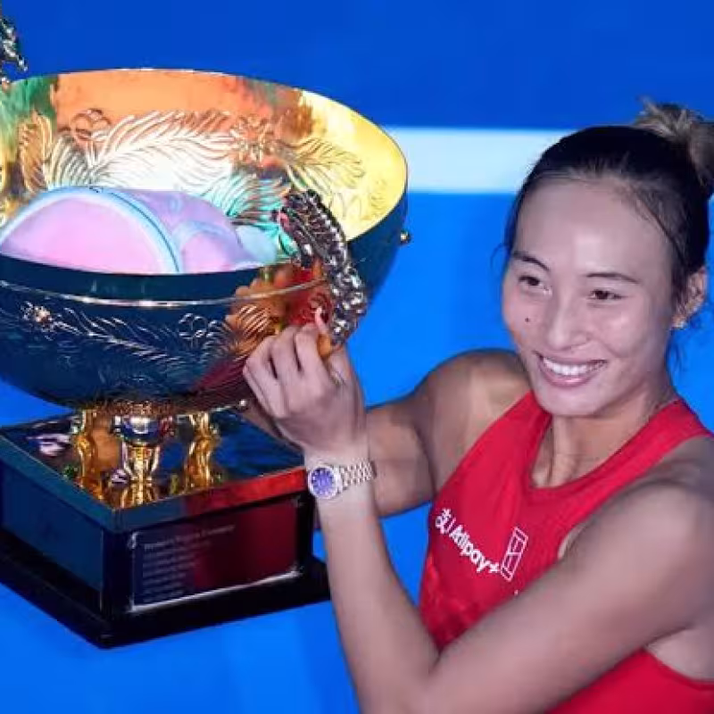 Qinwen Zheng, ambición como campeona en Pekín. Foto: gettyimages
