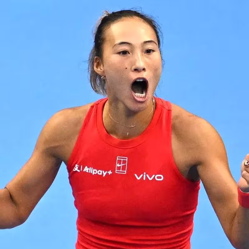 Qinwen Zheng's confession after reaching the semifinals of WTA Beijing: "I used to think that winning was like drinking water." Source: Getty