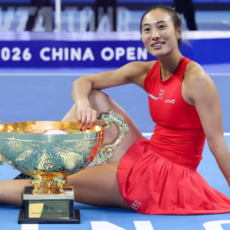 Qinwen Zheng, dinero ganado como campeona en Pekín. Foto: gettyimages