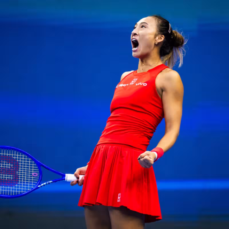 Qinwen Zheng, finalista en Pekín. Foto: gettyimages