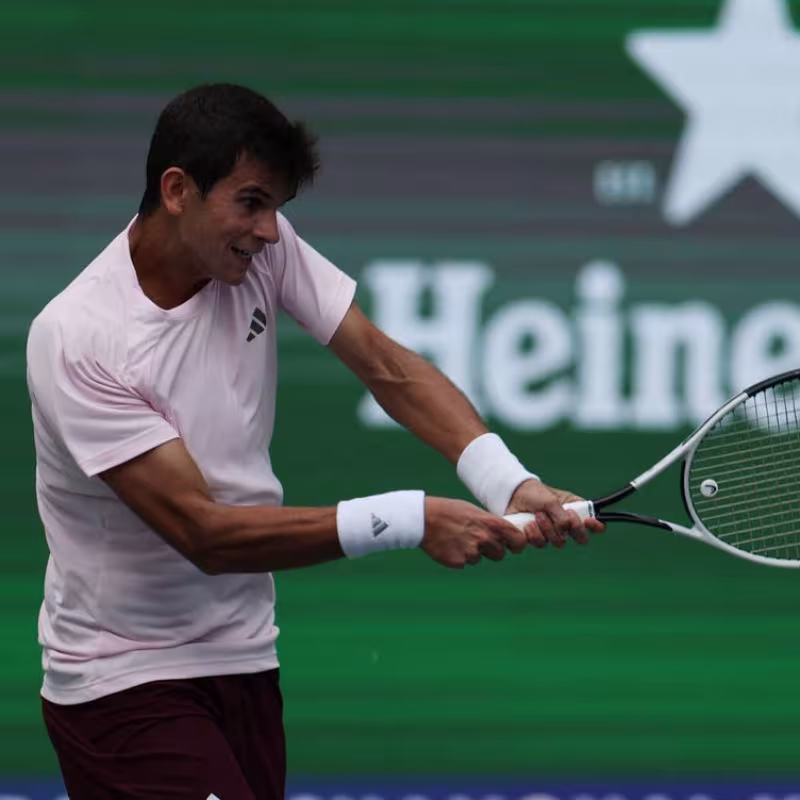 Rafael Jódar defeats Van de Zandschulp in Shanghai. Photo: Getty Images