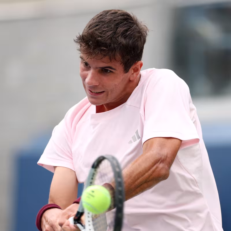 Rafael Jódar, a Shanghai contro Lehecka. Foto: gettyimages