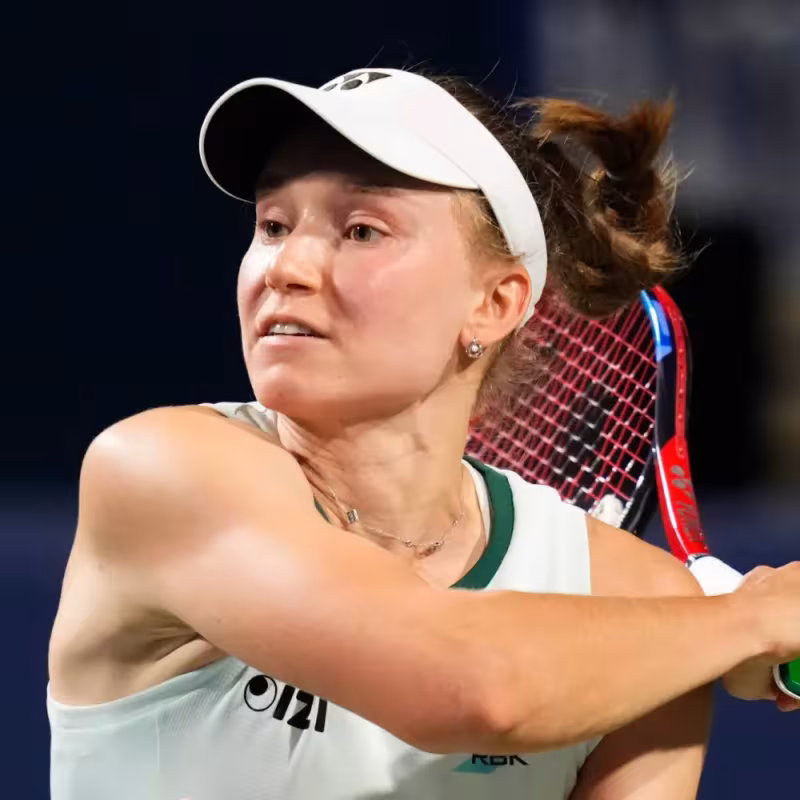 Rybakina se une a la plaga de bajas en Wuhan. Fuente: Getty Images.