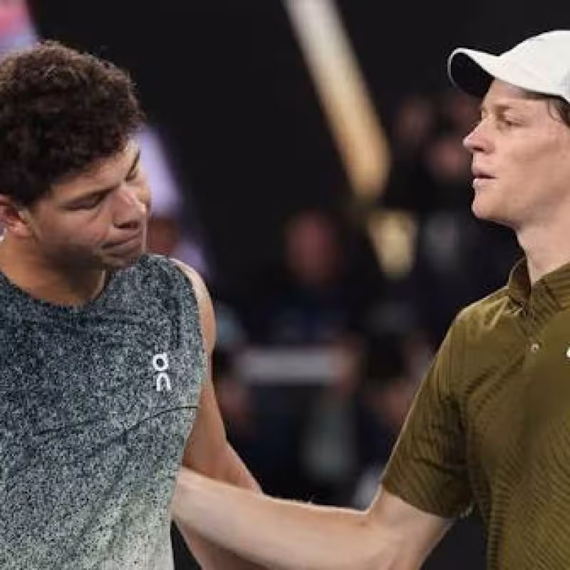 Ben Shelton talks about Sinner and Alcaraz. Photo: gettyimages