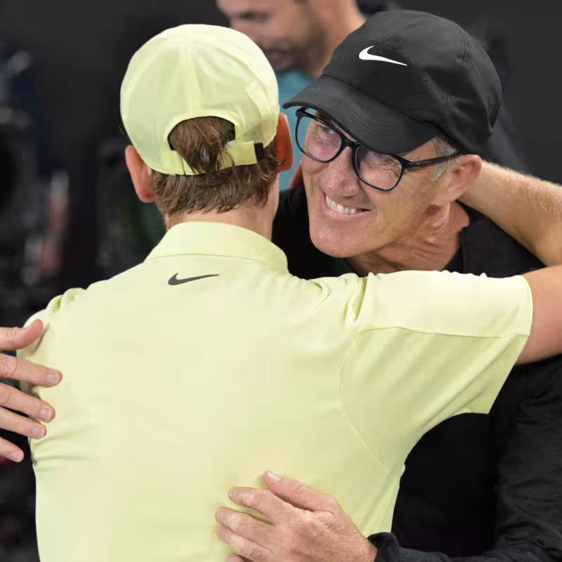 Sinner vuelve con Cahill en Montecarlo. Foto: gettyimages