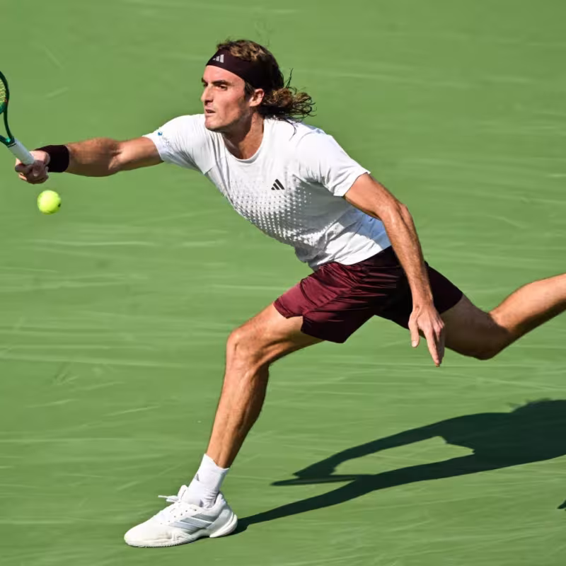 Stefanos Tsitsipas bat Fritz à Shanghai. Photo : gettyimages