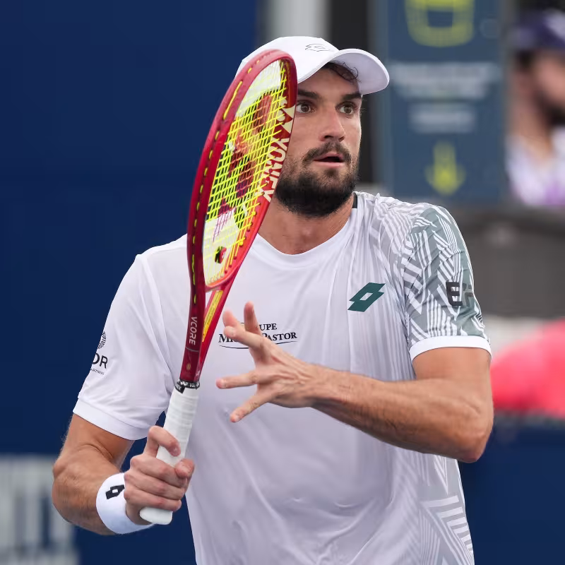 Valentin Vacherot amenaza a Alcaraz en Shanghái. Foto: gettyimages