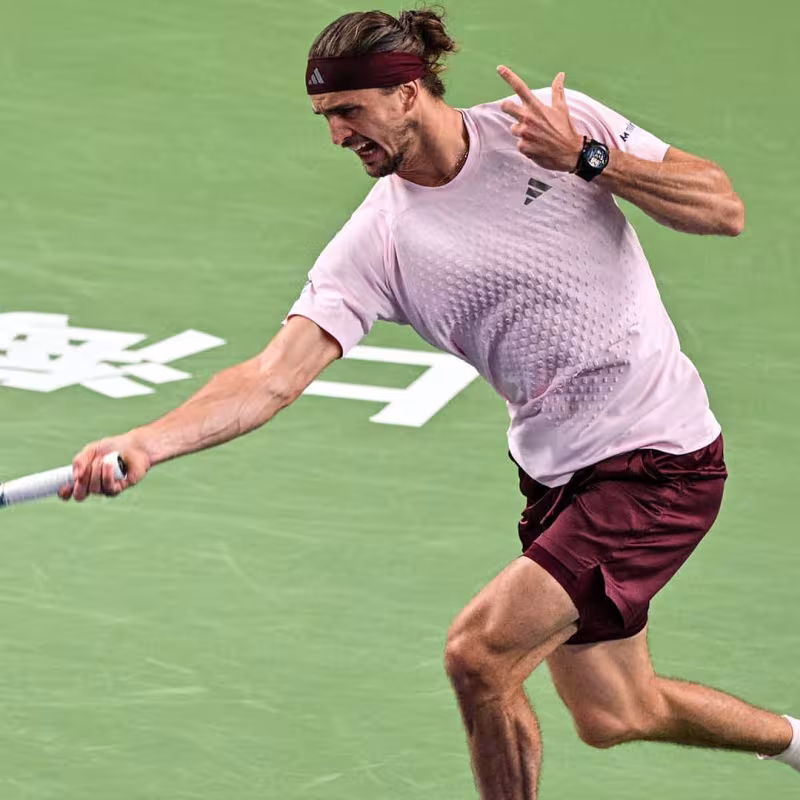 Alexander Zverev habla tras perder con Davidovich en Shanghái. Foto: gettyimages
